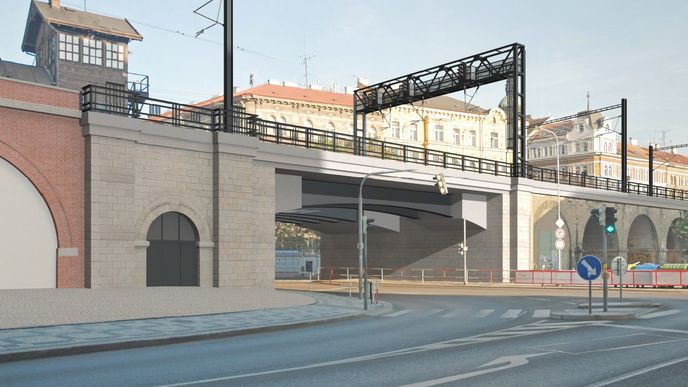 Vizualizace Negrelliho viaduktu