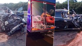 Tragédie kousek od KVIFF: Řidič (†26) zapasoval luxusní vůz pod kamion. Střet nepřežil.