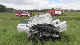 Tragická nehoda dvou BMW u Dolního Dvořiště: Oba řidiči zemřeli po čelní srážce.