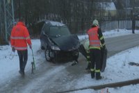 Opilá řidička najela do projíždějícího vlaku