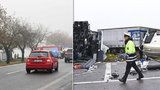 Vážná nehoda na Jihlavsku. Autobus se srazil s náklaďákem. 10 lidí se zranilo, z toho 3 těžce 