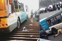 Autobus v Moskvě sjel do podchodu pro pěší: Zemřeli nejméně 4 lidé, 9 je zraněných