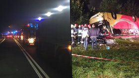 Ukrajinský autobus havaroval v Polsku: 3 mrtví a 18 zraněných