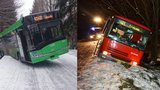 Hned dva linkové autobusy měly nehodu: Skončily v příkopech!