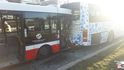 Nehoda autobusů na pražském Chodově Nehoda autobusů na pražském Chodově