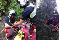 Turista se vážně zranil v Jeseníkách: Zřítil se ze žebříku