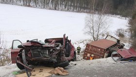 Při pondělní nehodě na Blanensku zemřel osmašedesátiletý řidič