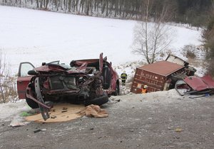 Při pondělní nehodě na Blanensku zemřel osmašedesátiletý řidič