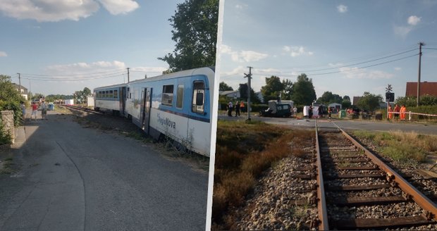 Tragická nehoda na Tachovsku: Jeden mrtvý a dva zranění po srážce vlaku s autem