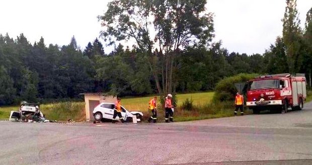 Nehoda dvou vozů na Plzeňsku