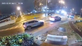 Létající mercedes v Rumunsku