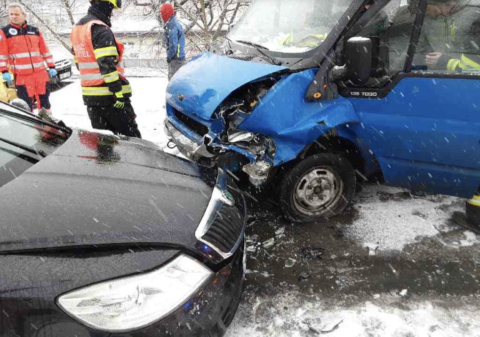 Hasiči museli zasahovat také v Olomouckém kraji. (3. 2. 2023)