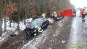 Tragická nehoda u Všerub na Plzeňsku