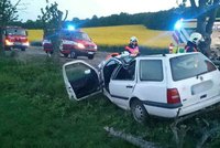 Tachometr se zasekl na 120 km/h: Nepřipoutaný řidič nehodu na Brněnsku nepřežil