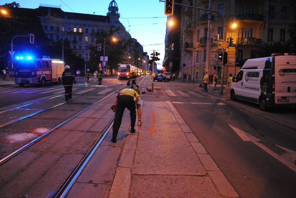 K tragické dopravní nehodě došlo v sobotu před půl devátou večer na křižovatce ulic Veveří, Kotlářská a Konečného náměstí.