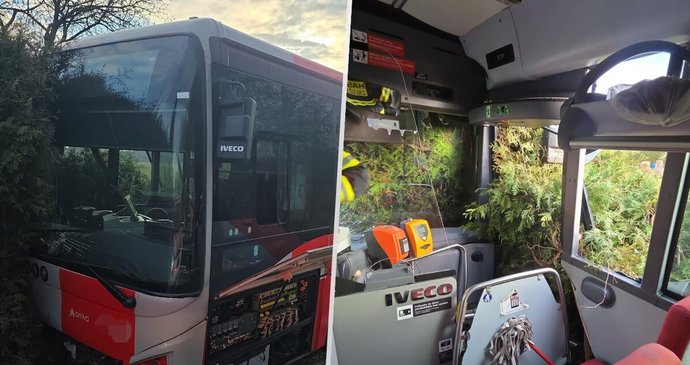 Nehoda autobusu v Bukovanech (2. 4. 2026)