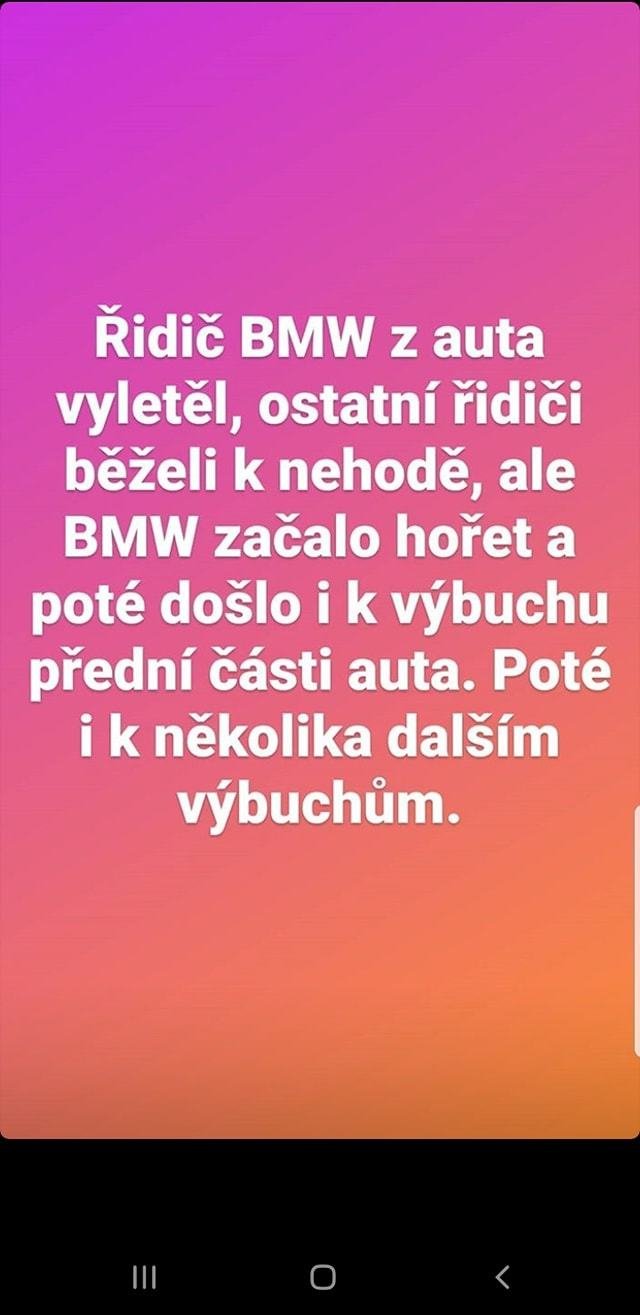 Očité svědectví nehody u Černožic, která stála život tři osoby.