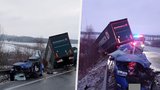Smrtelná nehoda u České Bělé: Řidič (†41) nepřežil srážku s kamionem!