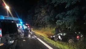 Na Českolipsku se srazila tři auta.