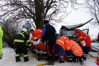 Dvě nehody ucpaly výpadovku z Mělníka na Boleslav
