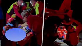 Dramatická záchrana cyklistky na Pradědu: Žena skončila vážně zraněná!