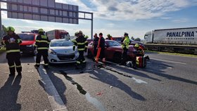 Nehoda na D1. (22. září 2022)