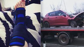 Daniela se zranila při ošklivé nehodě: Nikdo jí nepomohl! Záchranku si volala sama