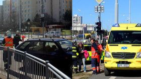 Osobák v Plzni srazil dívenku (11): Měla do silnice vběhnout na červenou.
