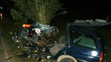 Drsná autonehoda pěti mladých na Domažlicku: Osmnáctiletý spolujezdec zemřel!