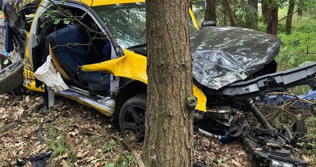 U Třebnic na Domažlicku došlo k tragické nehodě, při které zemřeli tři lidé.