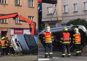 Nehoda zablokovala ulici 5. května ve směru na Brno.