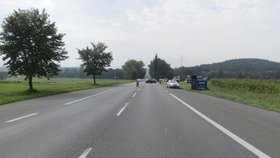 Nehoda se stala na silnici u Čimelic na Písecku.