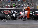 220 milionů: Takto přepůlil Mick Schumacher svůj vůz letos v Monaku. Za dva roky nadělal škody za více než dvě stovky milionů.