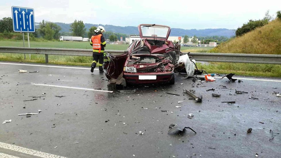 Při dvou nehodách v Olomouckém kraji zemřeli dva lidé.