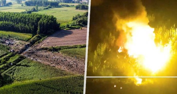 V Řecku se zřítilo ukrajinské letadlo plné zbraní: Zemřelo 8 lidí! Exploze se ozývaly dvě hodiny