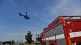 Těžká zdravotní indispozice řidiče vedla k nehodě: Zachraňoval ho vrtulník