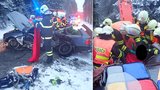 Tragická srážka BMW s dodávkou: Jeden mrtvý, několik zraněných včetně dítěte!