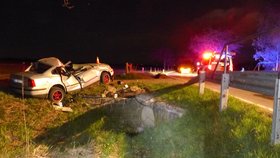 Smrtelná nehoda na Jesenicku: Řidič nezvládl zatáčku a zemřel!