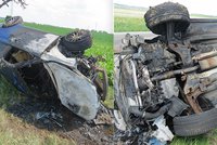 Do auta řidičce vlétl sršeň: Žena havarovala a shořel jí automobil!