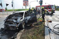 Tragické ráno na silnicích: Dva mrtví u Plzně, řidič (†21) zemřel na Kroměřížsku