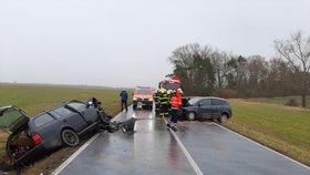 Dvaatřicetiletá řidička nepřežila nehodu u Kněževsi, srazilo ji předjíždějící auto v protisměru.