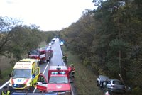 Tragická smrt na Vyškovsku: Šofér (60) dodávky vyjel ze silnice, záchranáři už ho nedokázali oživit