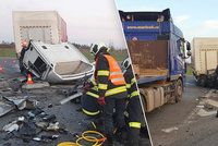 Tragická nehoda na Písecku: Čtyři mrtví po srážce osobního vozu a kamionu