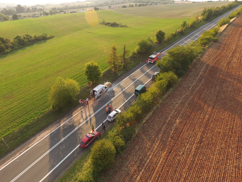 Při nehodě u Kutrovic na Kladensku zemřely dvě ženy