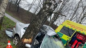 Spolujezdkyně (†18) nepřežila strašnou nehodu u Letohradu: Stejně stará řidička narazil do stromu.
