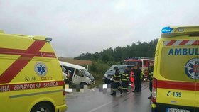 Nehoda u Liptovského Mikuláše.