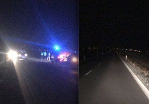 Smrtelná nehoda u Postoloprt na Lounsku. Chodec noční střet s automobilem nepřežil. Řidič z místa nehody ujel a policie po něm pátrá.