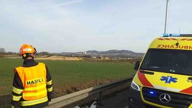 Při sobotní ranní srážce dvou mikrobusů na dálnici A5 u Drasenhofenu pomáhali rakouským kolegům i čeští hasiči a záchranáři.