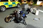 Nehoda motocyklu (ilustrační foto)