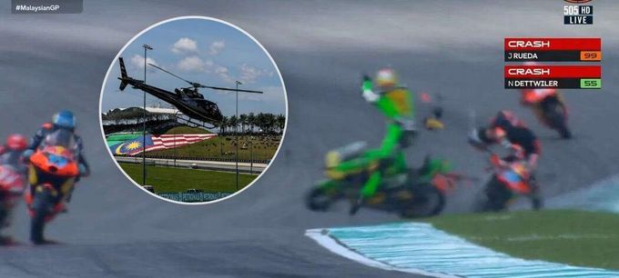 Děsivý karambol v zaváděcím kole Moto3: Zástavy srdce! Děsivý karambol v zaváděcím kole Moto3: Zástavy srdce!
